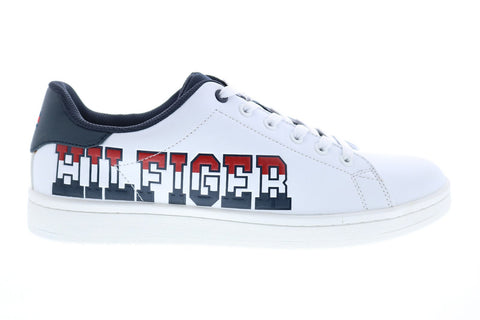 Tommy Hilfiger Lacker TMLACKER Mens White Synthetic Designer Sneakers Shoes