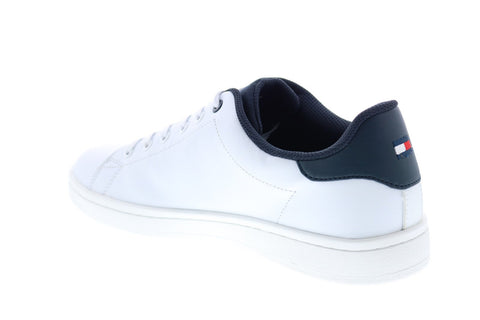 Tommy Hilfiger Lacker TMLACKER Mens White Synthetic Designer Sneakers Shoes