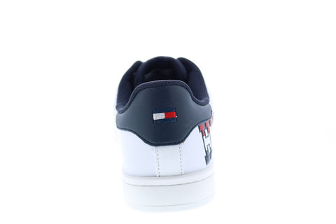 Tommy Hilfiger Lacker TMLACKER Mens White Synthetic Designer Sneakers Shoes