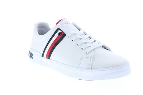Tommy Hilfiger Ramus TMRAMUS Mens White Synthetic Designer Sneakers Shoes