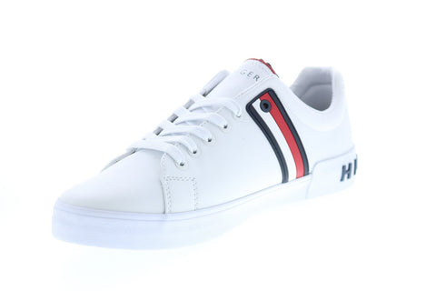 Tommy Hilfiger Ramus TMRAMUS Mens White Synthetic Designer Sneakers Shoes