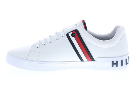 Tommy Hilfiger Ramus TMRAMUS Mens White Synthetic Designer Sneakers Shoes