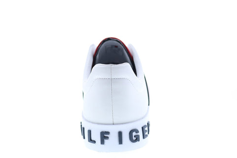 Tommy Hilfiger Ramus TMRAMUS Mens White Synthetic Designer Sneakers Shoes