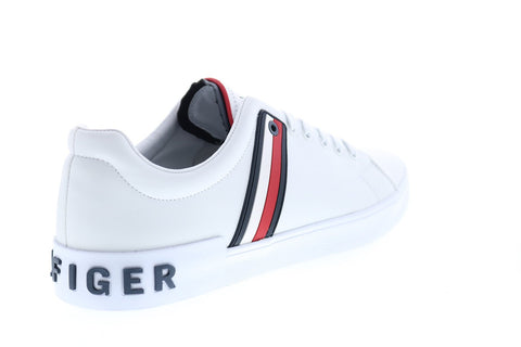 Tommy Hilfiger Ramus TMRAMUS Mens White Synthetic Designer Sneakers Shoes