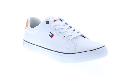 Tommy Hilfiger Randal TMRANDAL Mens White Synthetic Designer Sneakers Shoes