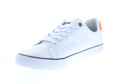 Tommy Hilfiger Randal TMRANDAL Mens White Synthetic Designer Sneakers Shoes