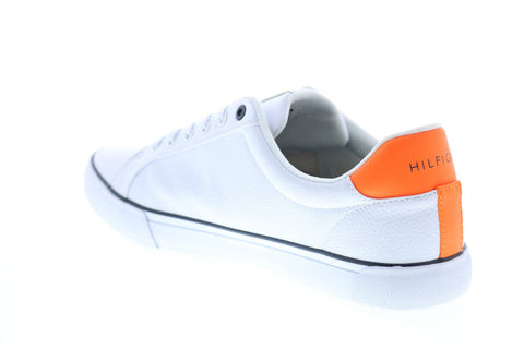 Tommy Hilfiger Randal TMRANDAL Mens White Synthetic Designer Sneakers Shoes