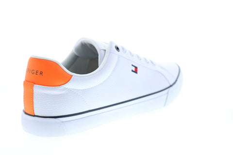 Tommy Hilfiger Randal TMRANDAL Mens White Synthetic Designer Sneakers Shoes