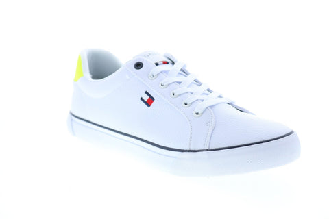 Tommy Hilfiger Randal TMRANDAL Mens White Synthetic Designer Sneakers Shoes