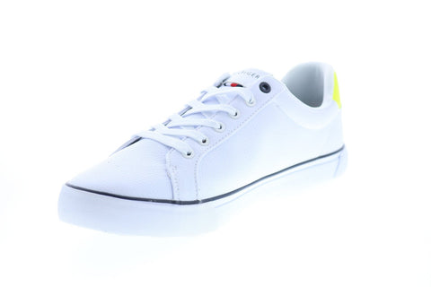 Tommy Hilfiger Randal TMRANDAL Mens White Synthetic Designer Sneakers Shoes