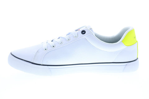 Tommy Hilfiger Randal TMRANDAL Mens White Synthetic Designer Sneakers Shoes