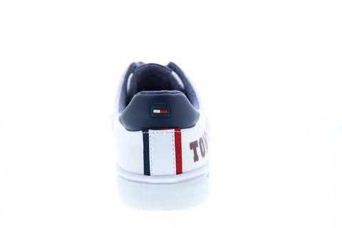 Tommy Hilfiger Randian TMRANDIAN Mens White Canvas Designer Sneakers Shoes