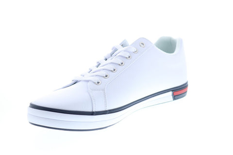 Tommy Hilfiger Roux 2 TMROUX2 Mens White Synthetic Designer Sneakers Shoes