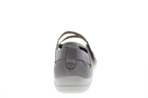 Earth Origins Tova Womens Brown Suede Slip On Mary Jane Flats Shoes