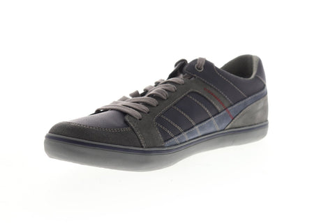 Geox U Dart U32Q2R02285C6007 Mens Gray Canvas Lace Up Low Top Sneakers Shoes