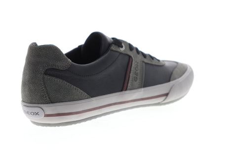 Geox U Dart U32Q2R02285C9211 Mens Black Suede Lace Up Low Top Sneakers Shoes