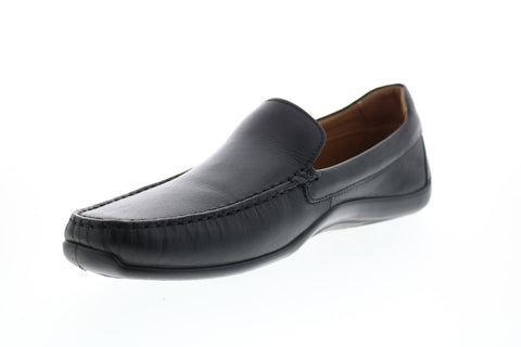 Geox U Xense Mox A U42D3A00043C9999 Mens Black Leather Loafers & Slip Ons Casual Shoes