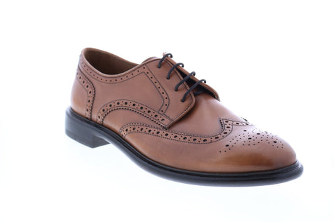 Geox U Guildford C Mens Brown Oxfords & Lace Ups Wingtip & Brogue Shoes