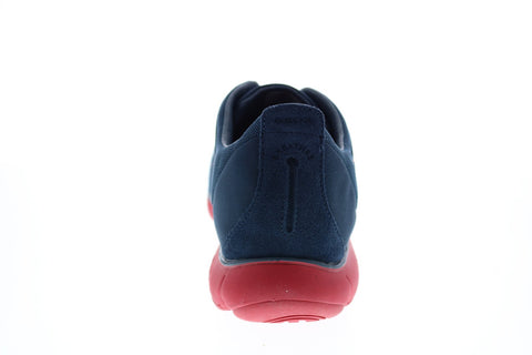 Geox U Nebula B Mens Blue Suede Lace Up Euro Sneakers Shoes