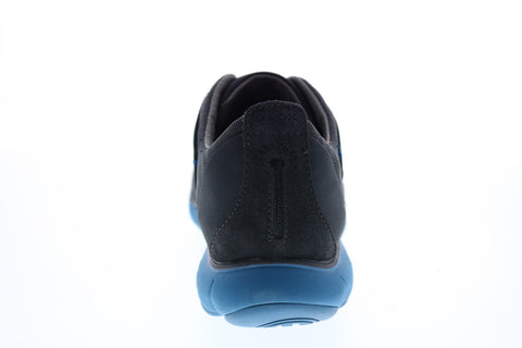 Geox U Nebula B Mens Black Suede Lace Up Euro Sneakers Shoes