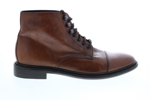 Geox U Guildford U54D2C00090C6001 Mens Brown Leather Lace Up Dress Boots