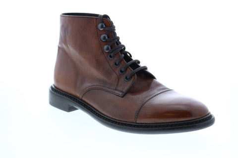 Geox U Guildford U54D2C00090C6001 Mens Brown Leather Lace Up Dress Boots