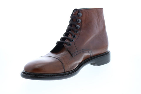 Geox U Guildford U54D2C00090C6001 Mens Brown Leather Lace Up Dress Boots