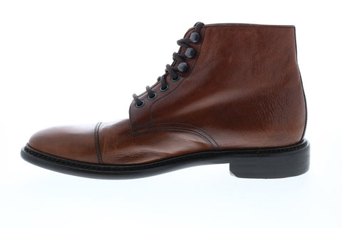 Geox U Guildford U54D2C00090C6001 Mens Brown Leather Lace Up Dress Boots