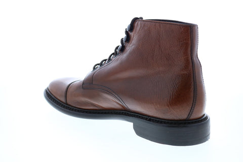 Geox U Guildford U54D2C00090C6001 Mens Brown Leather Lace Up Dress Boots