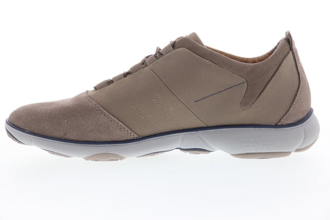 Geox U Nebula U82D7C01122C6029 Mens Brown Suede Slip On Sneakers Shoes