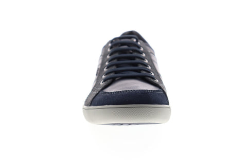 Geox U Kristof U620EA01J22C4002 Mens Blue Leather Lace Up Low Top Sneakers Shoes