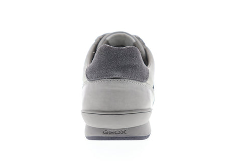 Geox U Kristof U620EA0CL22C9031 Mens Gray Nubuck Low Top Sneakers Shoes