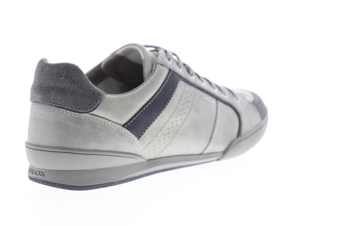 Geox U Kristof U620EA0CL22C9031 Mens Gray Nubuck Low Top Sneakers Shoes