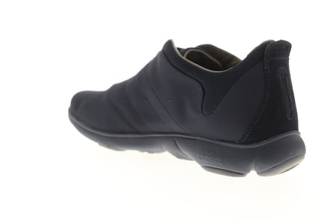 Geox U Nebula U62D7F00011C4064 Mens Blue Canvas Slip On Sneakers Shoes