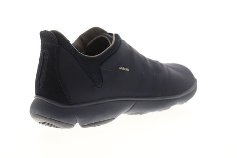 Geox U Nebula U62D7F00011C4064 Mens Blue Canvas Slip On Sneakers Shoes