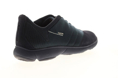 Geox U Nebula U62D7F08822C4002 Mens Blue Suede Canvas Slip On Sneakers Shoes