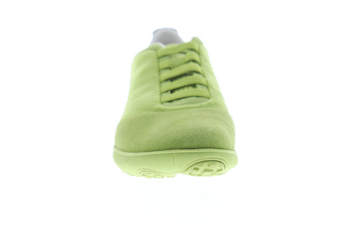 Geox U Nebula U62D7F08822C3015 Mens Green Suede Slip On Sneakers Shoes