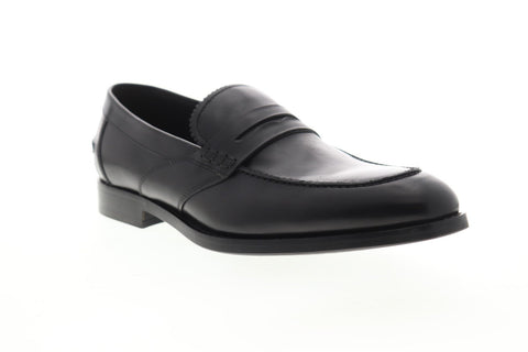 Geox U Hampstead U62E3A00043C9997 Mens Black Synthetic Dress Loafers Shoes