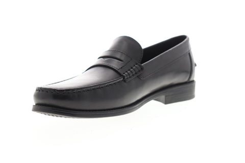 Geox U New Damon U641ZB00043C9999 Mens Black Leather Casual Loafers Shoes