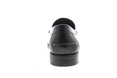 Geox U New Damon U641ZB00043C9999 Mens Black Leather Casual Loafers Shoes