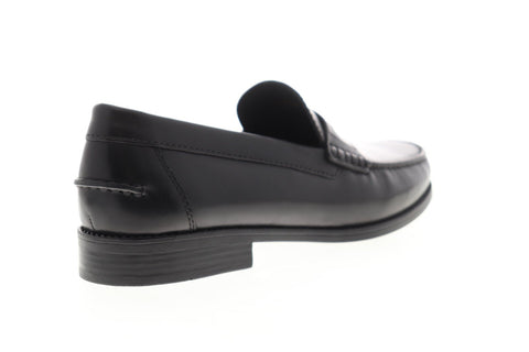 Geox U New Damon U641ZB00043C9999 Mens Black Leather Casual Loafers Shoes