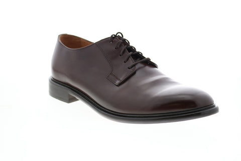 Geox U Guildford Mens Brown Leather Oxfords & Lace Ups Plain Toe Shoes