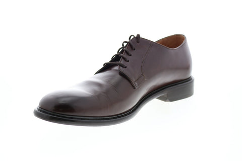 Geox U Guildford Mens Brown Leather Oxfords & Lace Ups Plain Toe Shoes