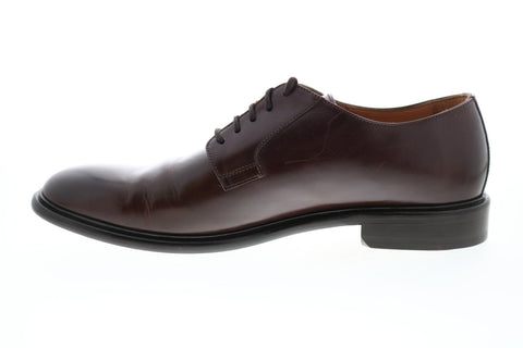 Geox U Guildford Mens Brown Leather Oxfords & Lace Ups Plain Toe Shoes