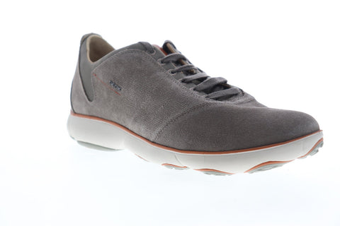 Geox U Nebula U64D7A0BS22C1018 Mens Gray Suede Lace Up Low Top Sneakers Shoes