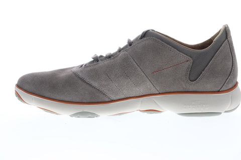 Geox U Nebula U64D7A0BS22C1018 Mens Gray Suede Lace Up Low Top Sneakers Shoes