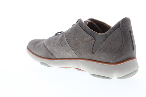 Geox U Nebula U64D7A0BS22C1018 Mens Gray Suede Lace Up Low Top Sneakers Shoes