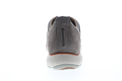Geox U Nebula U64D7A0BS22C1018 Mens Gray Suede Lace Up Low Top Sneakers Shoes
