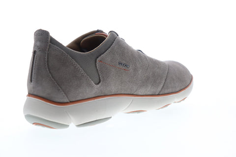 Geox U Nebula U64D7A0BS22C1018 Mens Gray Suede Lace Up Low Top Sneakers Shoes