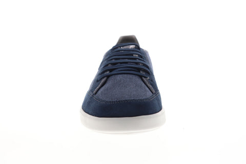Geox U Traccia U823RB06KNHC4002 Mens Blue Canvas Low Top Sneakers Shoes